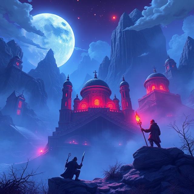 Halcyon Breach concept art: a shifting archive corridor rearranging its own shelves